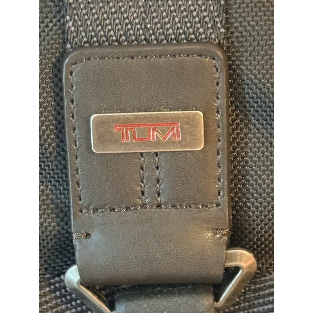 Tumi Luke Roll-Top Black Backpack  FXT Ballistic Nylon Style 222388HK2 NWT